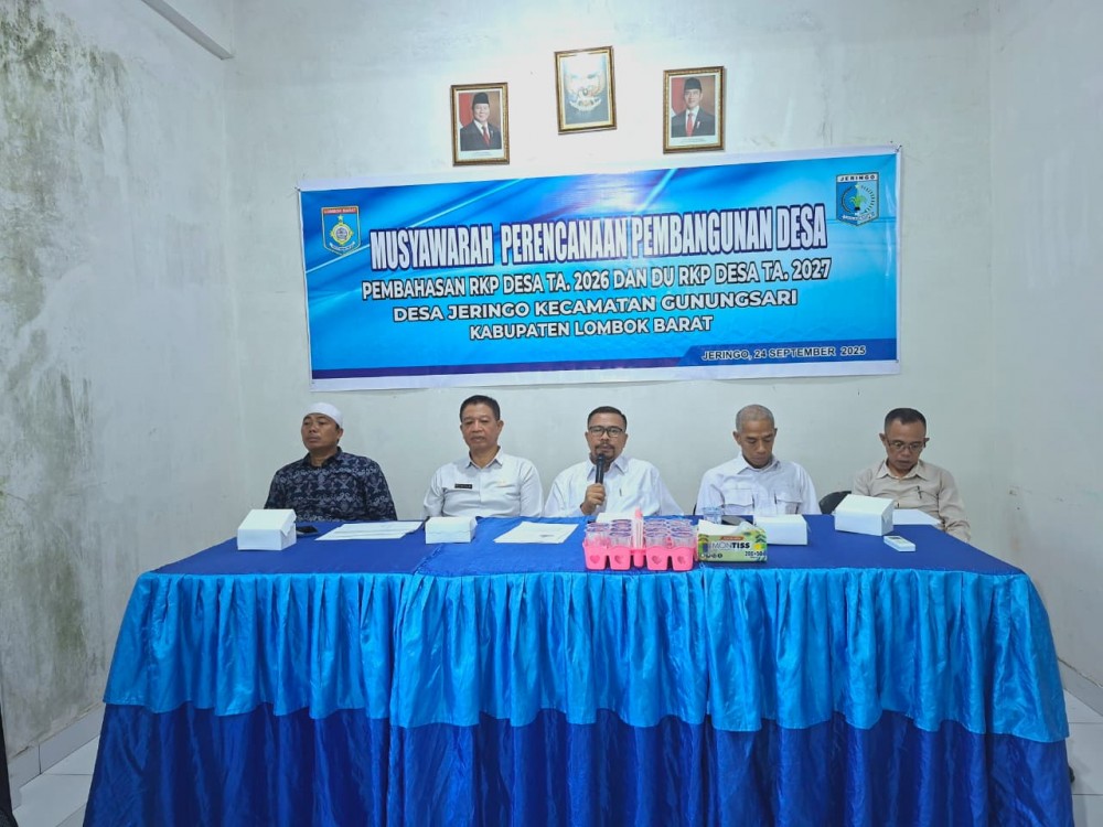 MUSRENBANGDES JERINGO 2025: MENYATUKAN ASPIRASI, MERANCANG MASA DEPAN, MEMBANGUN HARAPAN